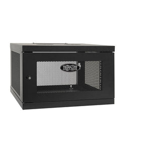 Tripp Lite SmartRack 6U Low-Profile Switch-Depth Knock-Down Wall-Mount Rack Enclosure Cabinet