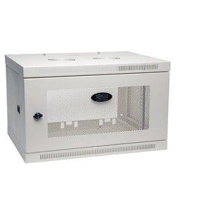 Tripp Lite SmartRack 6U Low-Profile Switch-Depth Wall-Mount Rack Enclosure Cabinet