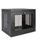Tripp Lite SmartRack 9U Switch-Depth Wall-Mount Enclosure Cabinet with Clear Acrylic Window