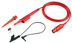 Fluke 10:1 Voltage Probe Set, Red, 200 MHz, 1.2m