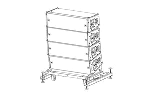 JBL VTX A12 VT Vertical Transporter Ground Stack