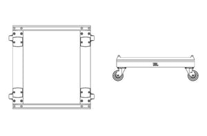 JBL Vertical Transport cart for 4 x VTX B18 Enclosures