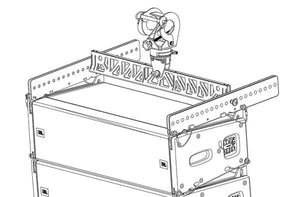 JBL VTX RC500 Universal Truss Pipe Clamp Adapter