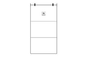 JBL VTX S25 VT CVRW Vertical Transporter Cover Wrap