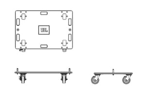 JBL VTX S25 VT Enclosures Vertical Transporter (Single)