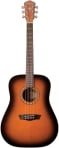 Washburn WD7SATB Dreadnought 6 String Acoustic Guitar