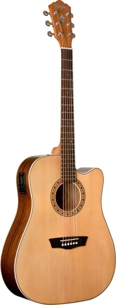 Washburn WD7SCE Dreadnought Cutaway Acoustic Guitar With EQ