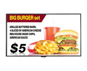 LG Slim Design LED-Backlit Full HD 49" Display, Brightness 350 cd/m2, 49SE3KB